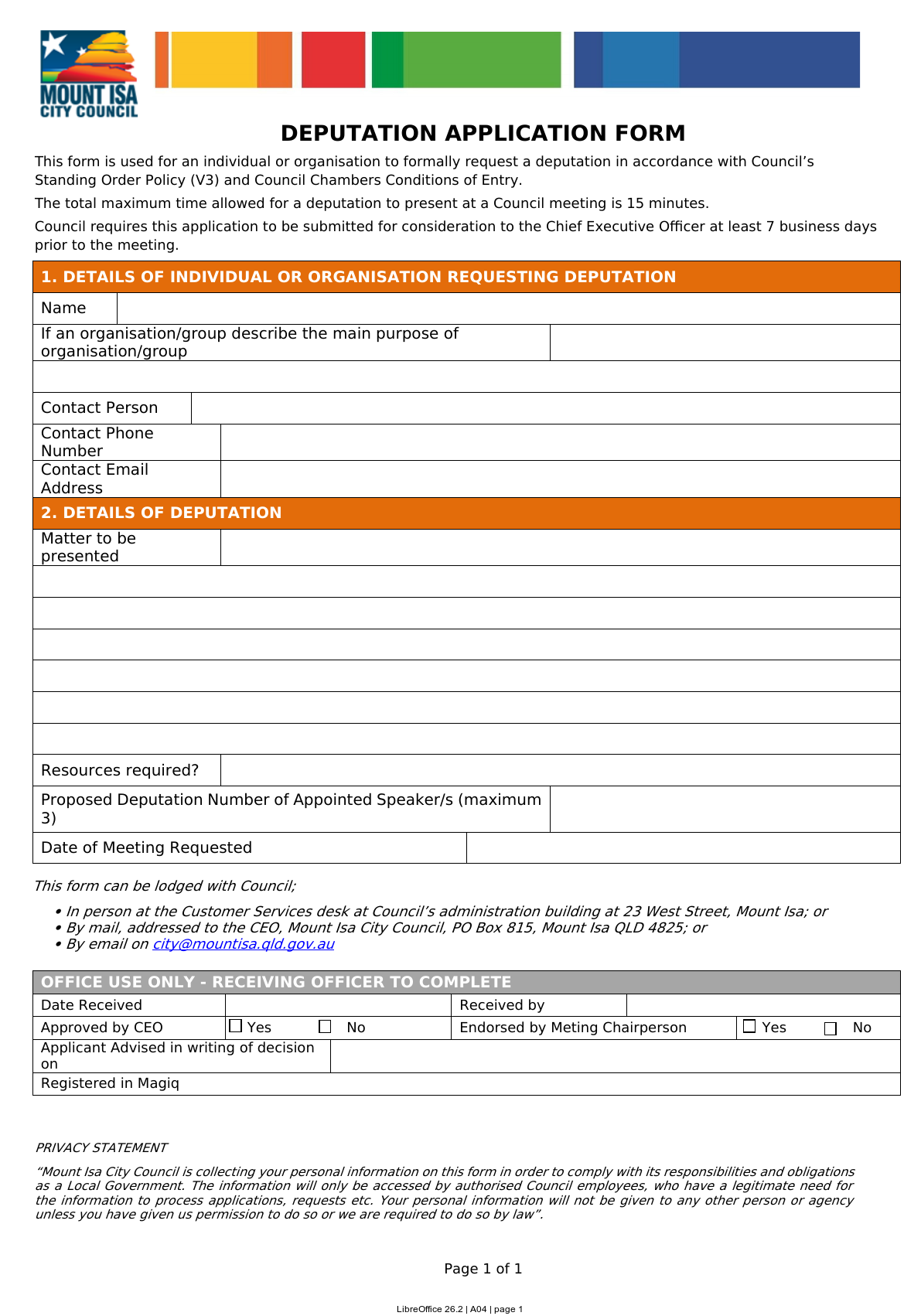 LibreOffice 26.2 full-resolution rendering of Branded form